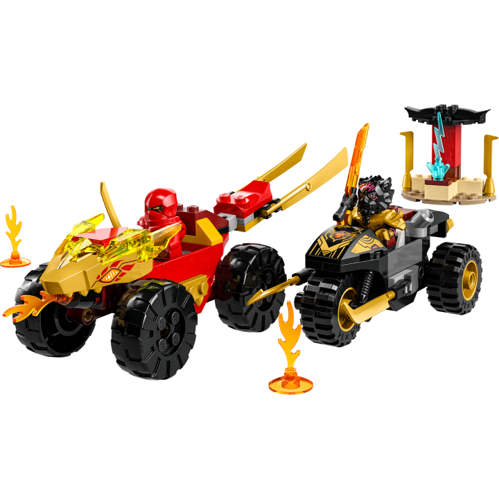 Battaglia su auto e moto di Kai e Ras - Lego Ninjago 71789