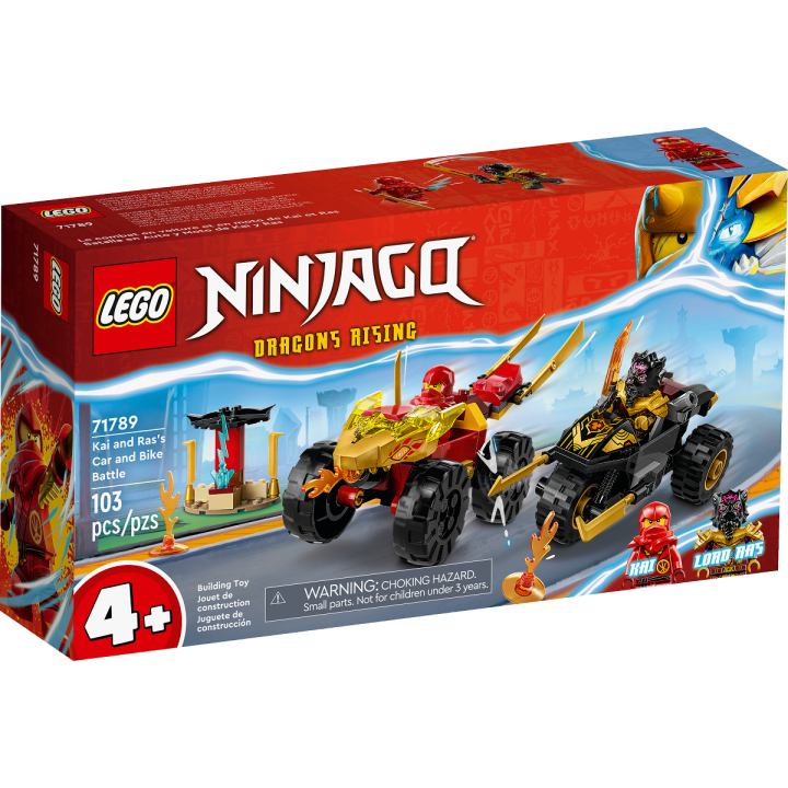 Battaglia su auto e moto di Kai e Ras - Lego Ninjago 71789