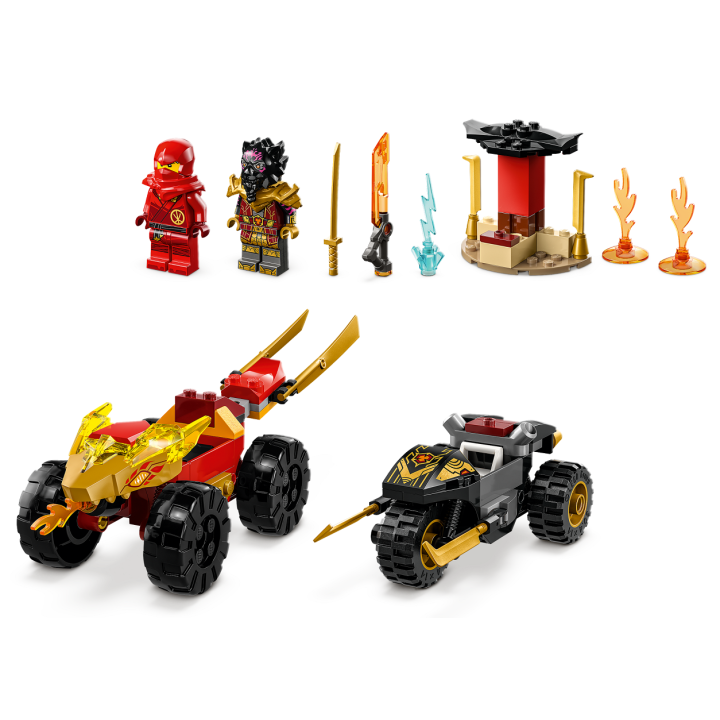 Battaglia su auto e moto di Kai e Ras - Lego Ninjago 71789