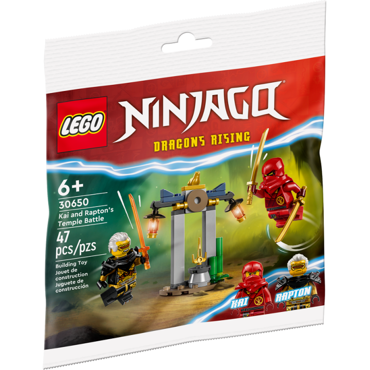 Battaglia Nel Tempio Di Kai E Rapton - Lego Ninjago 30650