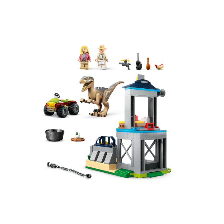 La fuga del Velociraptor - Lego Jurassic 76957