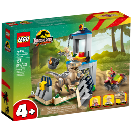 La fuga del Velociraptor - Lego Jurassic 76957