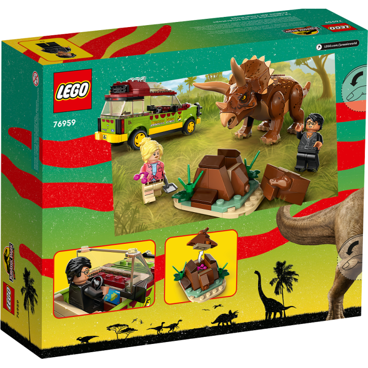 La ricerca del Triceratopo - Lego Jurassic 76959