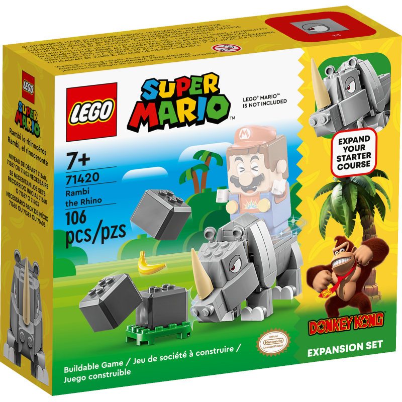 Pack di espansione Rambi il rinoceronte - Lego Super Mario 71420