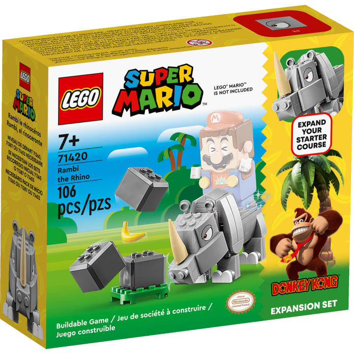 Pack di espansione Rambi il rinoceronte - Lego Super Mario 71420