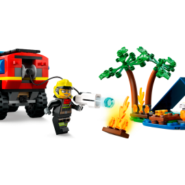 Fuoristrada antincendio e gommone di salvataggio - Lego City 60412