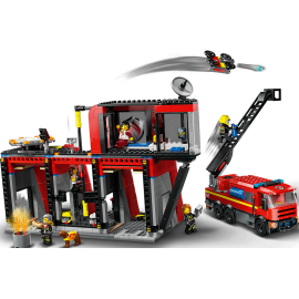 Caserma dei pompieri e autopompa - Lego City 60414