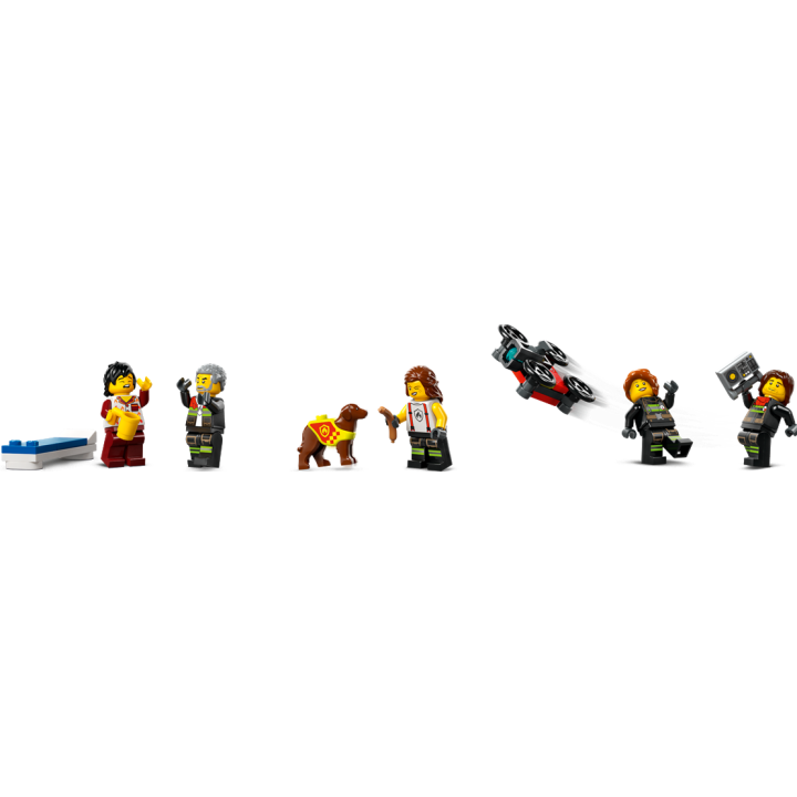 Caserma dei pompieri e autopompa - Lego City 60414