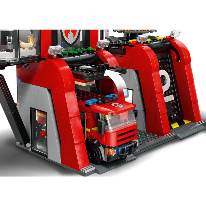 Caserma dei pompieri e autopompa - Lego City 60414