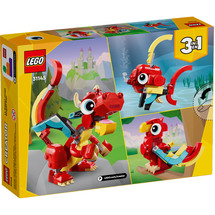 Drago rosso - Lego Creator 31145