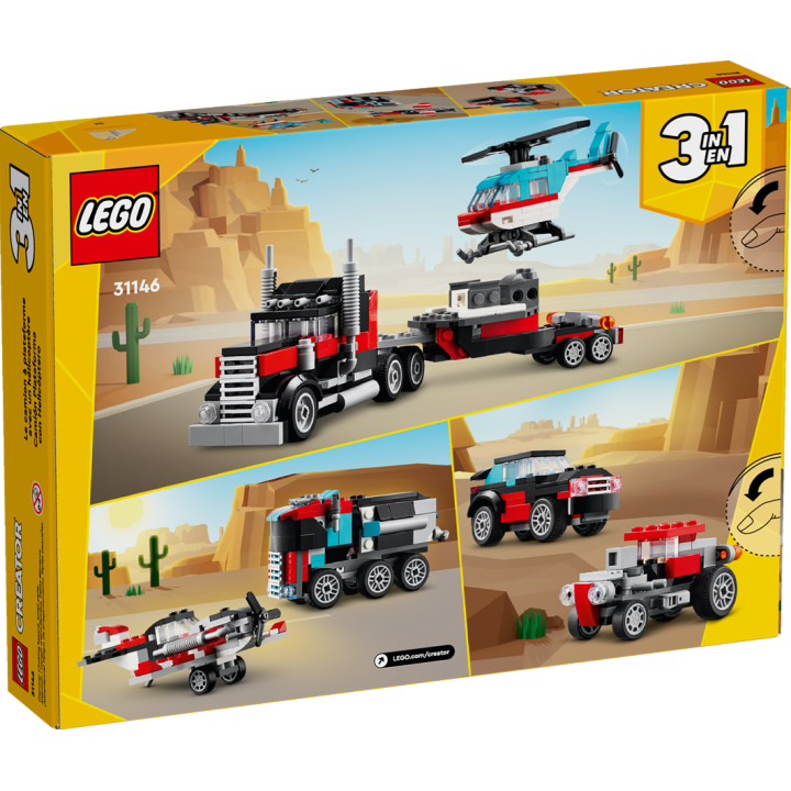 Autocarro con elicottero - Lego Creator 31146