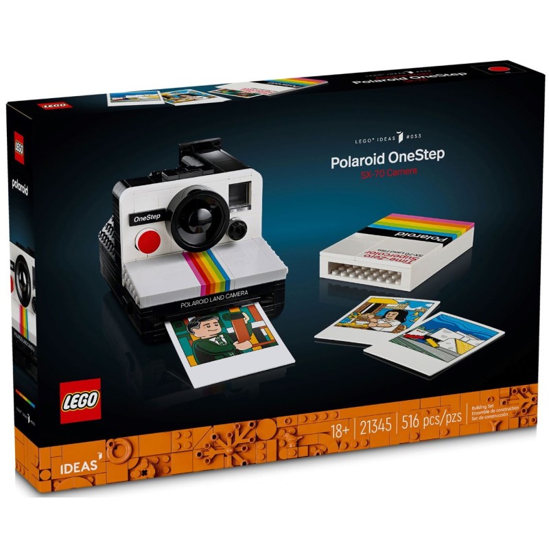 Fotocamera Polaroid OneStep SX-70 - Lego Ideas 21345
