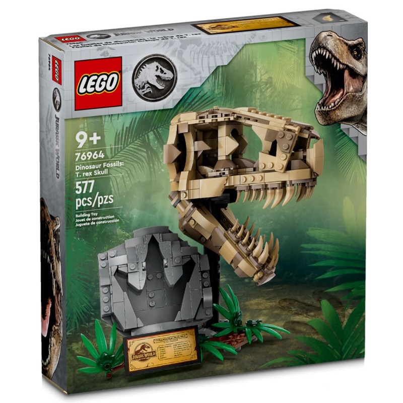 Fossili di dinosauro: Teschio di T.rex - Lego Jurassic World 76964