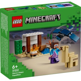 Spedizione di Steve nel deserto - Lego Minecraft 21251