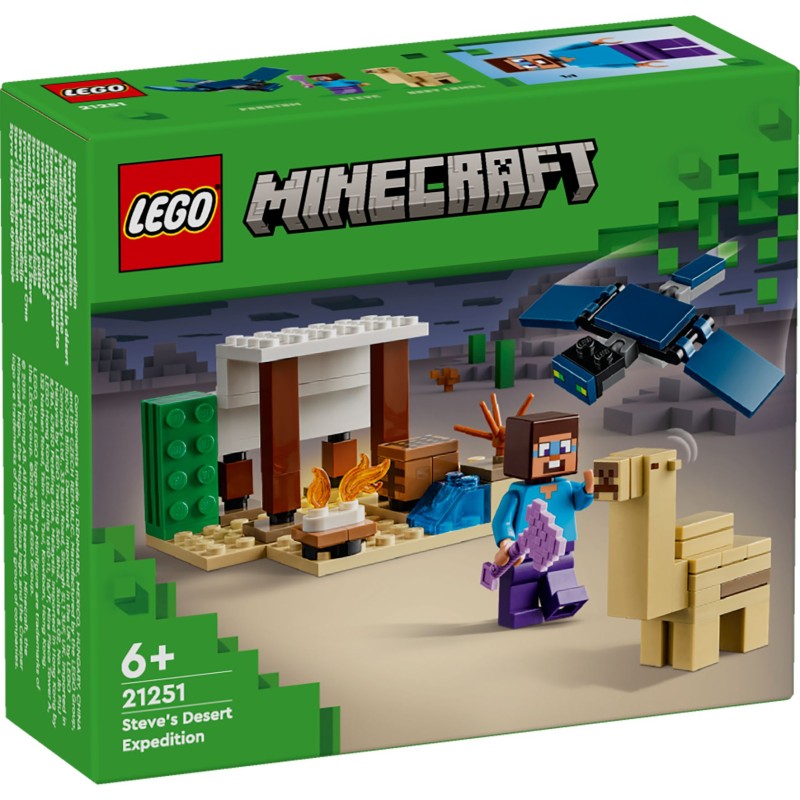 Spedizione di Steve nel deserto - Lego Minecraft 21251