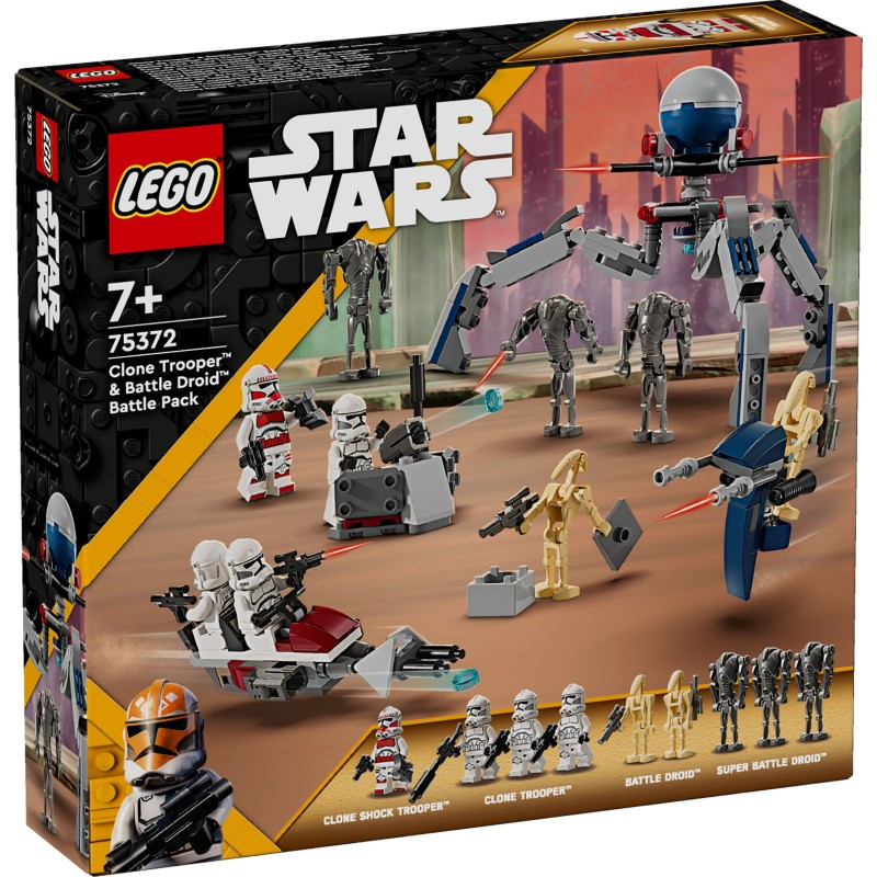 Battle PACK Clone Trooper™ e Battle Droid™- Lego Star Wars 75372