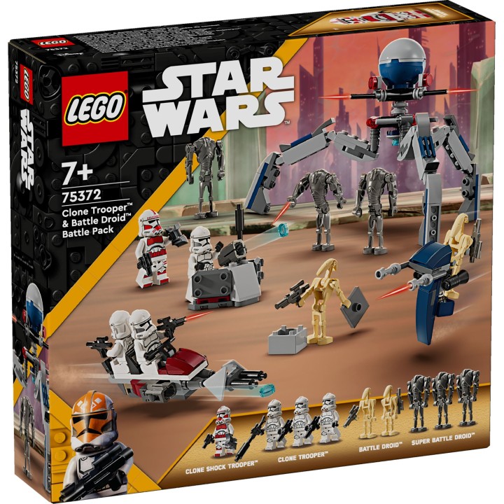 Battle PACK Clone Trooper™ e Battle Droid™- Lego Star Wars 75372