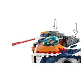 Warbird di Rocket vs. Ronan - Lego Marvel 76278