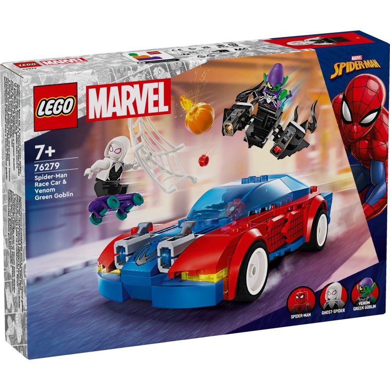 Auto da corsa di Spider-Man e Venom Goblin - Lego Marvel 76279