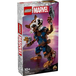 Rocket e Baby Groot - Lego Marvel 76282
