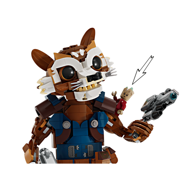 Rocket e Baby Groot - Lego Marvel 76282