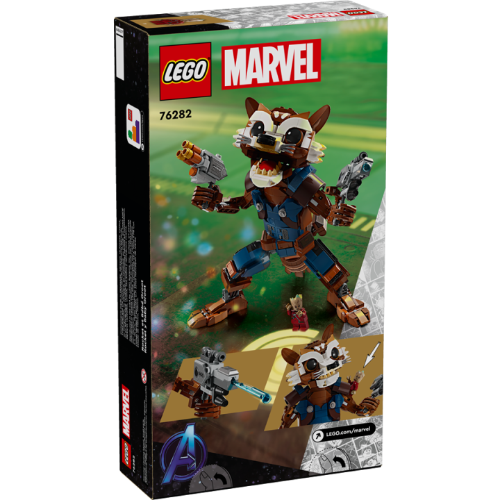 Rocket e Baby Groot - Lego Marvel 76282