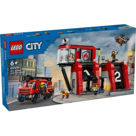 Caserma dei pompieri e autopompa - Lego City 60414