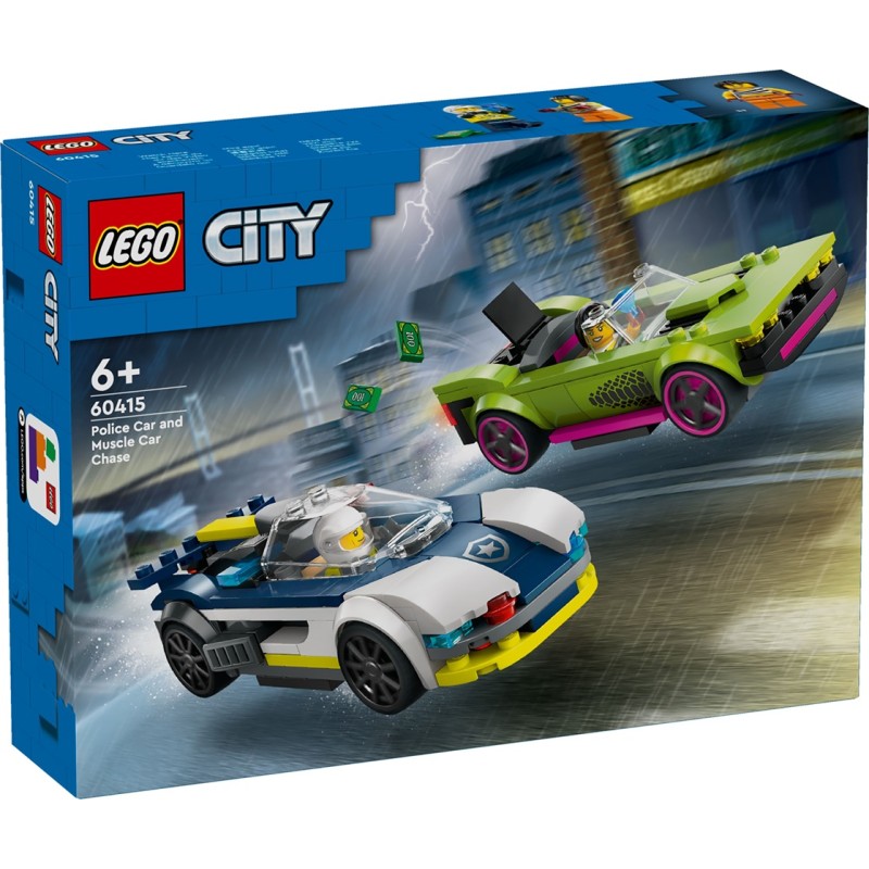 Inseguimento della macchina da corsa - Lego City 60415