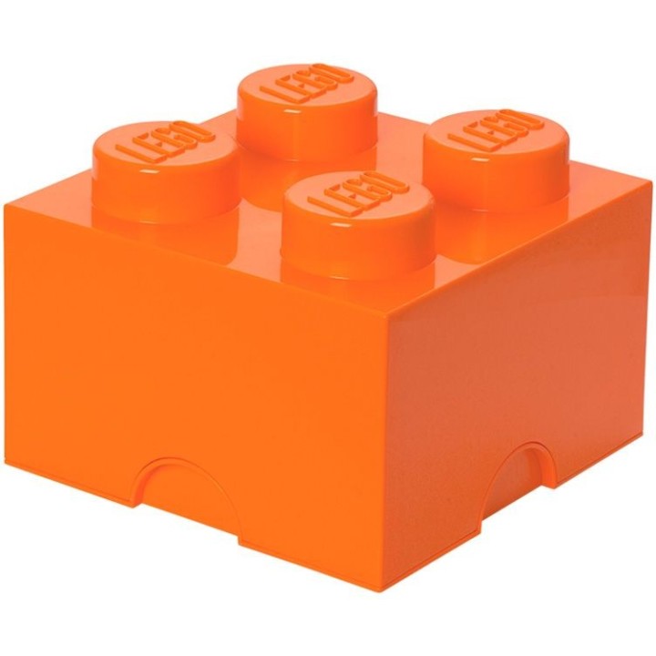 Contenitore Lego brick 4 Medio Arancio - Lego 4003c