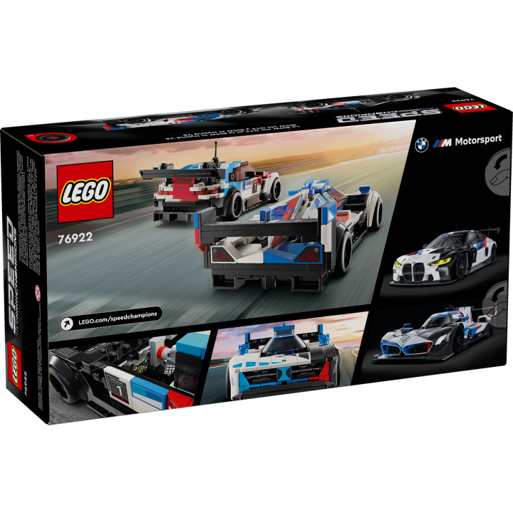 Auto da corsa BMW M4 GT3 e BMW M Hybrid V8 - Lego Speed Champions 76922