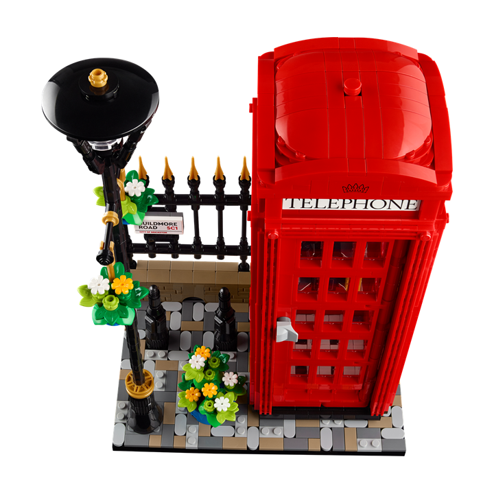 Cabina telefonica rossa di Londra - Lego Ideas 21347