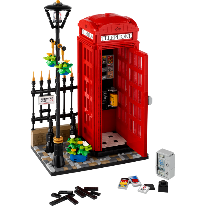 Cabina telefonica rossa di Londra - Lego Ideas 21347