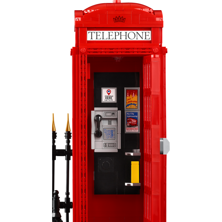 Cabina telefonica rossa di Londra - Lego Ideas 21347
