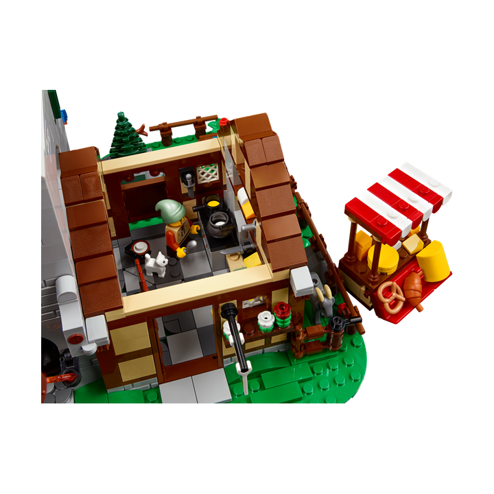 Piazza della città medievale - Lego Icons 10332