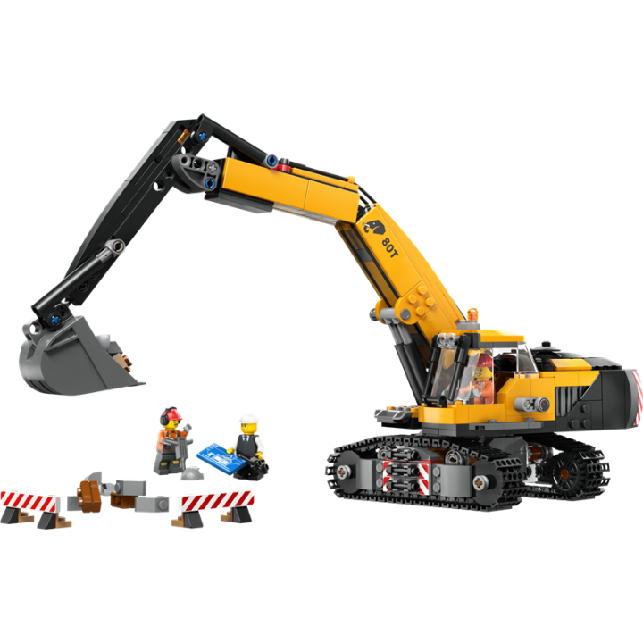 Escavatore da cantiere giallo - Lego City 60420