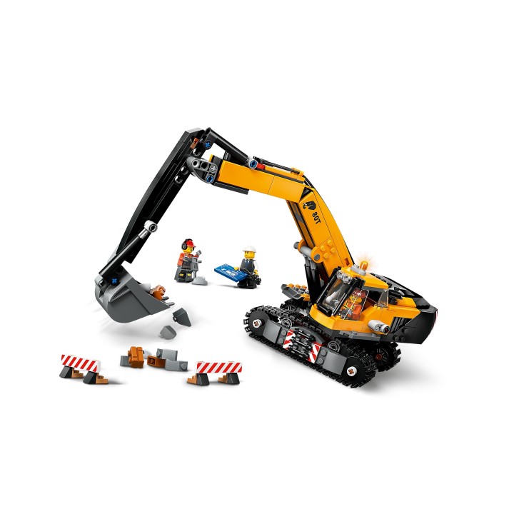 Escavatore da cantiere giallo - Lego City 60420