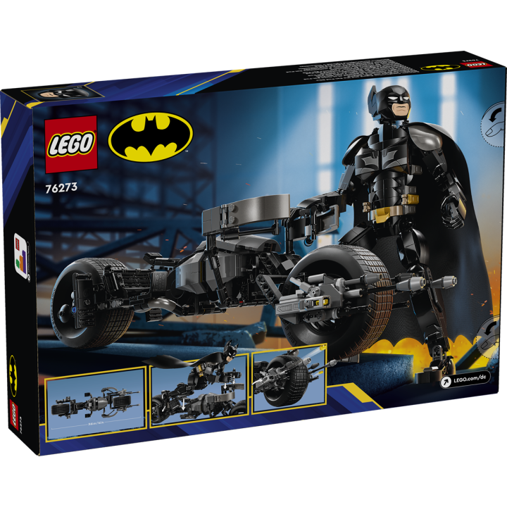 Personaggio costruibile di Batman con Bat-Pod - Lego Batman 76273