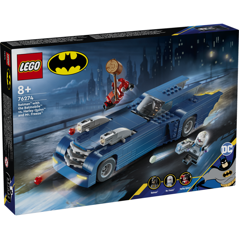 Batman con Batmobile vs. Harley Quinn e Mr. Freeze - Lego Batman 76274