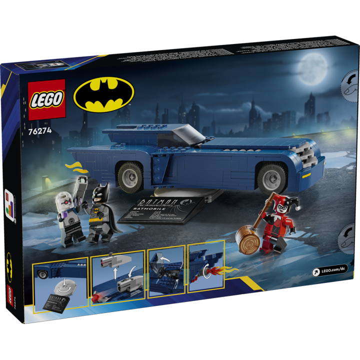 Batman con Batmobile vs. Harley Quinn e Mr. Freeze - Lego Batman 76274
