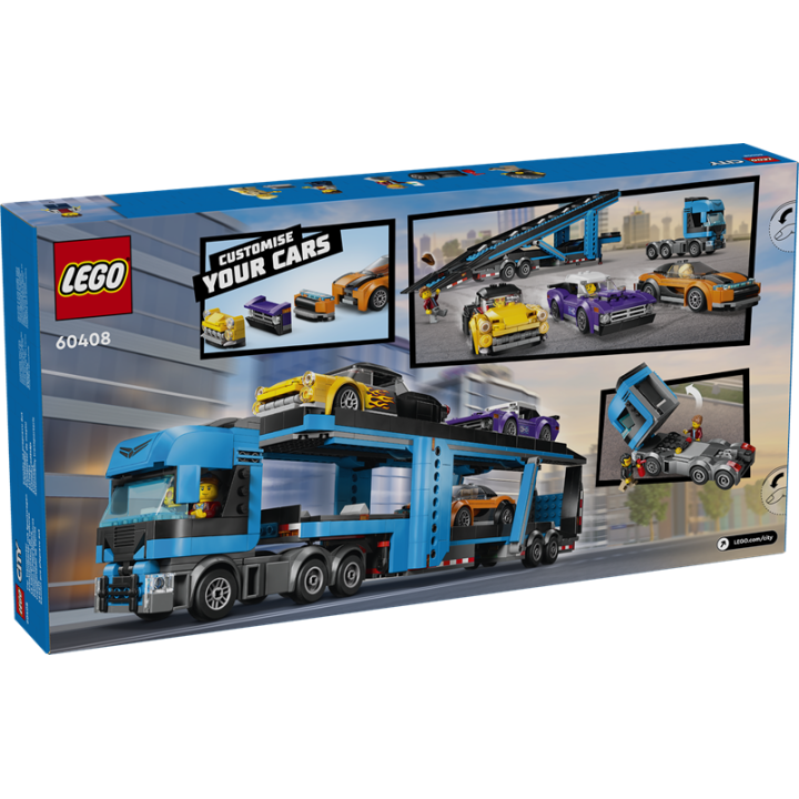 Camion trasportatore con auto sportive - Lego City 60408
