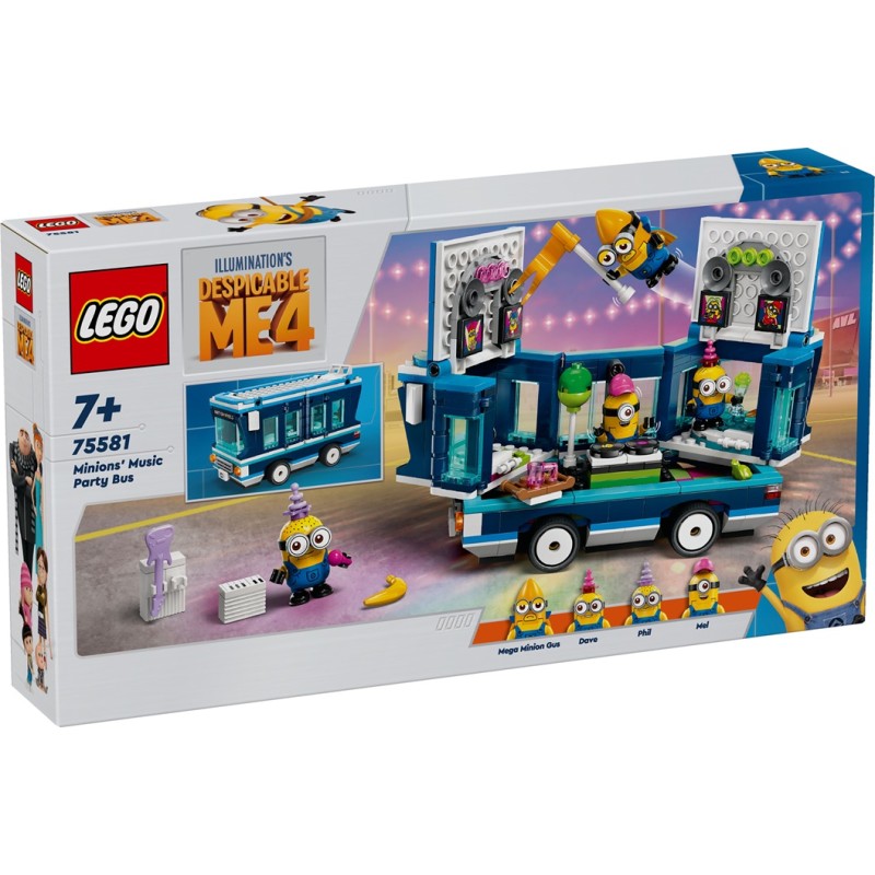 Il Party Bus musicale dei Minions - Lego Minions 75581