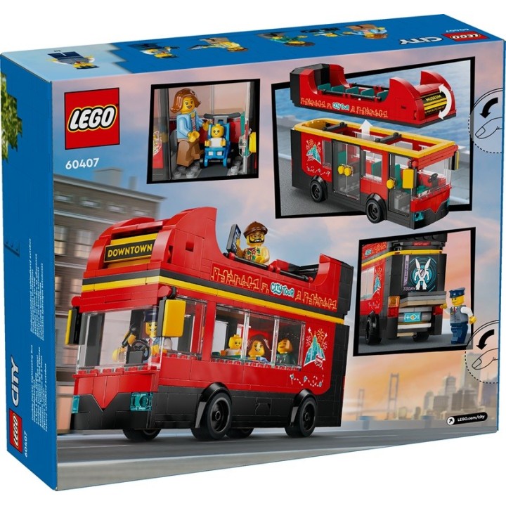 Autobus turistico rosso a due piani - Lego City 60407