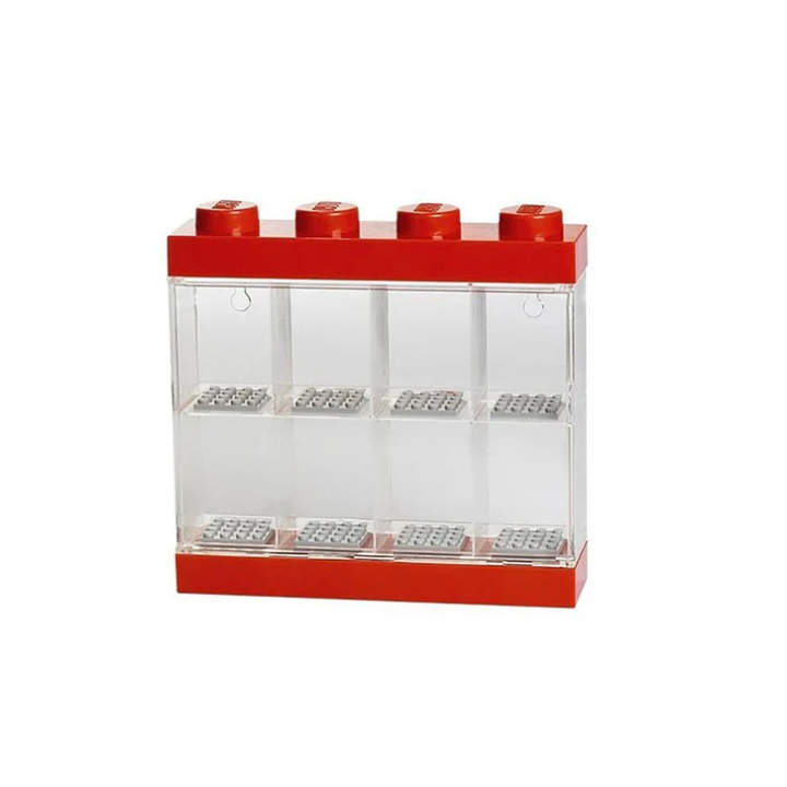 Espositore per 8 minifigure - Rosso - RCL-MD4RD
