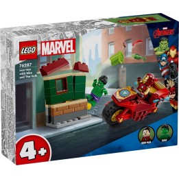 Iron Man con moto e The Hulk - Lego Marvel 76287