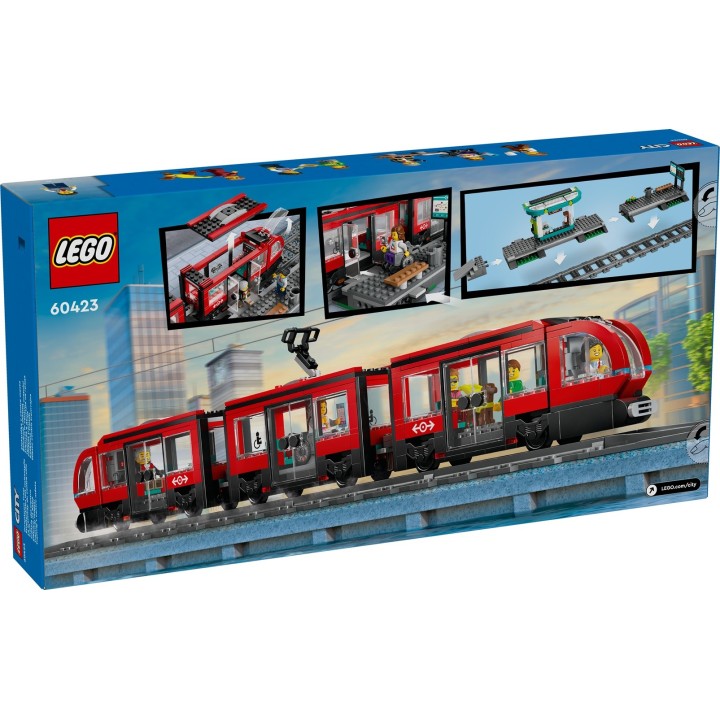 Tram e fermata del tram - Lego City 60423