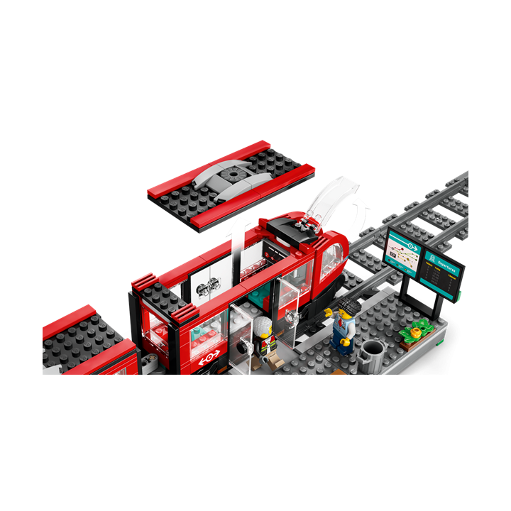 Tram e fermata del tram - Lego City 60423