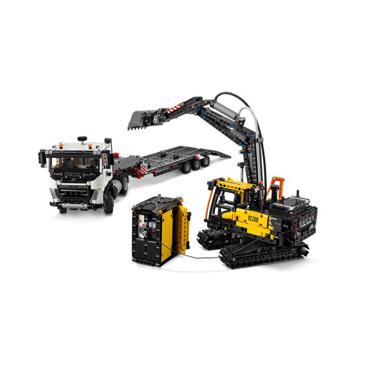 Autocarro Volvo FMX ed Escavatore elettrico EC230 - Lego Technic 42175
