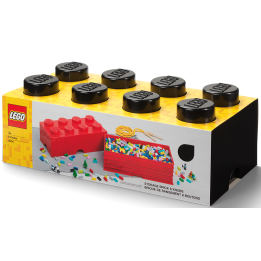Contenitore Lego brick 8 Nero - Lego 4004a