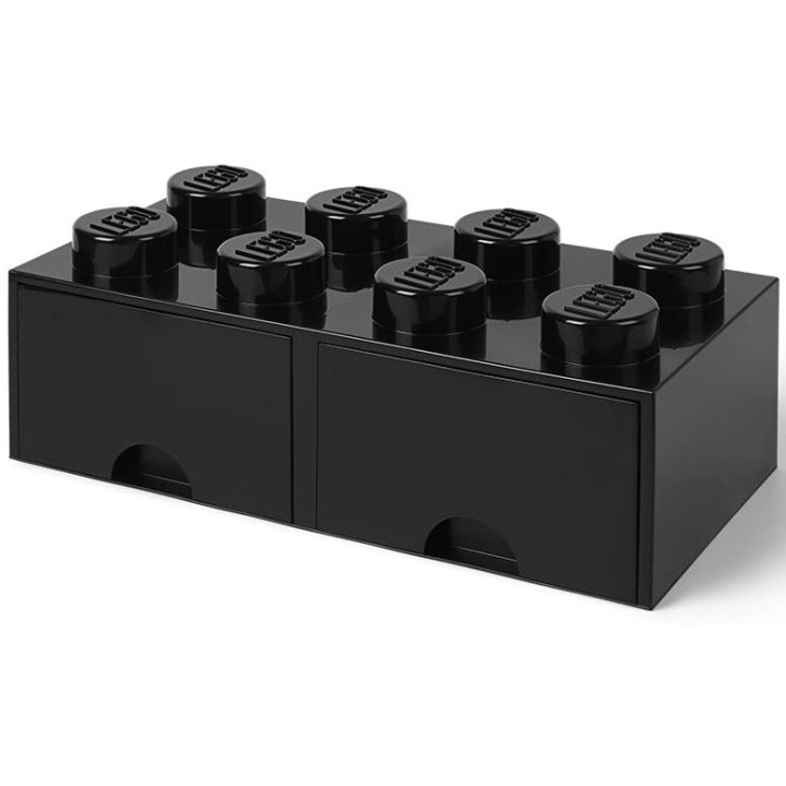 Contenitore Lego brick 8 cassetto - Nero - Lego 4006a