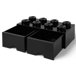 Contenitore Lego brick 8 cassetto - Nero - Lego 4006a
